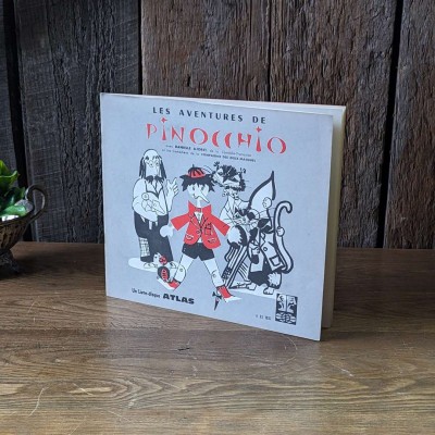 Livret illustré Pinocchio 1962 vintage